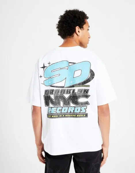 Supply&demand Tričko Tracked Int Tee Wht-Wht