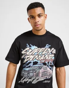 Supply&demand Tričko Nasty Tee Blk-Blk