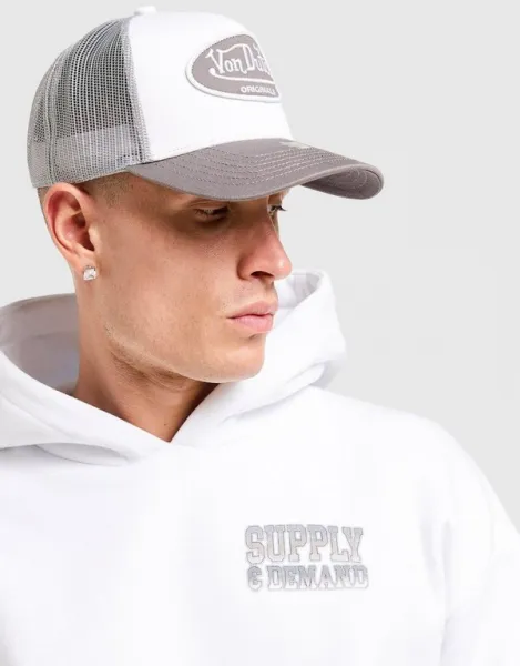 Supply&demand Mikina S Kapucňou Ocean Hd Wht-Wht