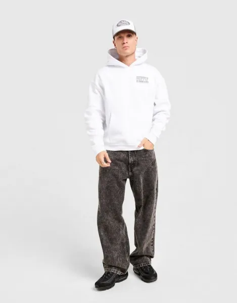 Supply&demand Mikina S Kapucňou Ocean Hd Wht-Wht