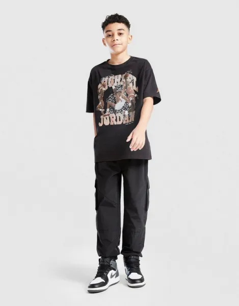 Jordan Tričko Mj Wsh Lgo Tee Blk B