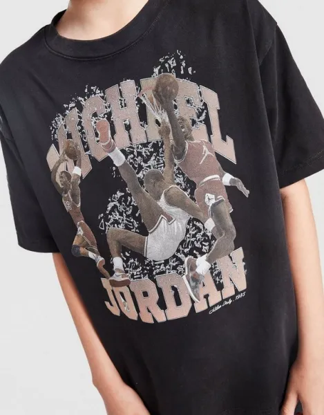 Jordan Tričko Mj Wsh Lgo Tee Blk B
