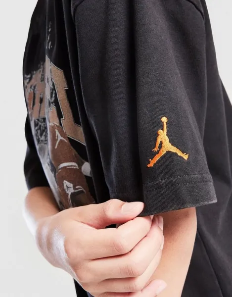 Jordan Tričko Mj Wsh Lgo Tee Blk B