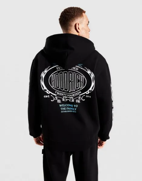 Hoodrich Tričko Noir- Oversized Tričko