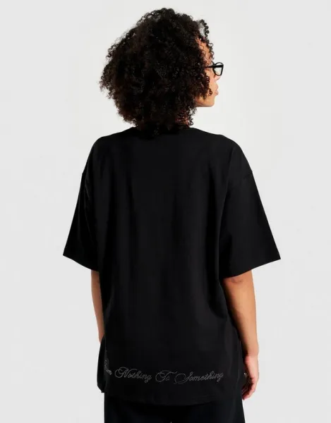 Hoodrich Tričko Oversize Scatter Crystal