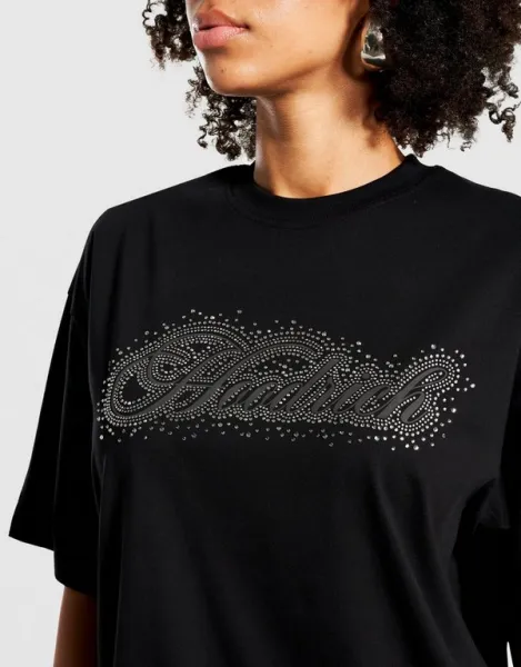 Hoodrich Tričko Oversize Scatter Crystal