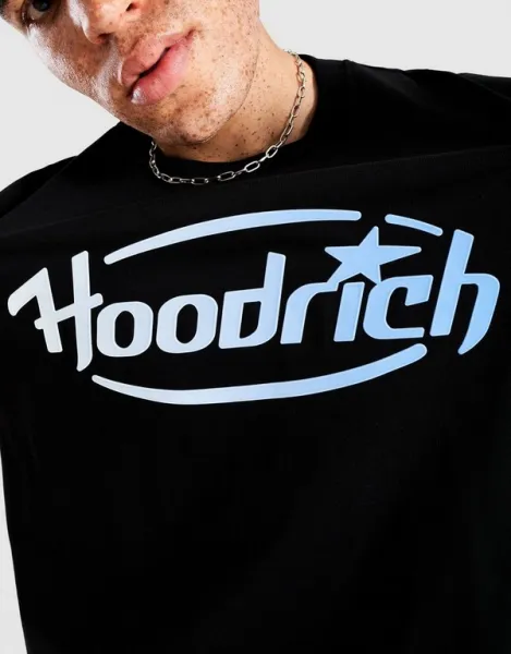 Hoodrich Tričko Curve Tee Blk/blu