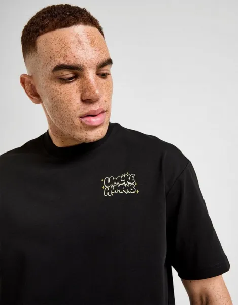 Unlike Humans Tričko Margs Tee Blk-Blk