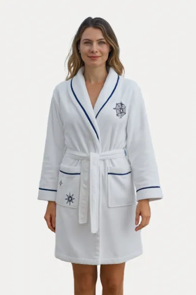 Soft Cotton Dámsky krátky župan MARINE LADY