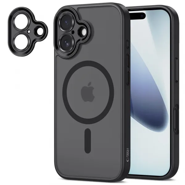 Tech-Protect MagCam MagSafe, iPhone 17, čierne matné