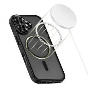 Tech-Protect MagCam MagSafe, iPhone 17, čierne matné