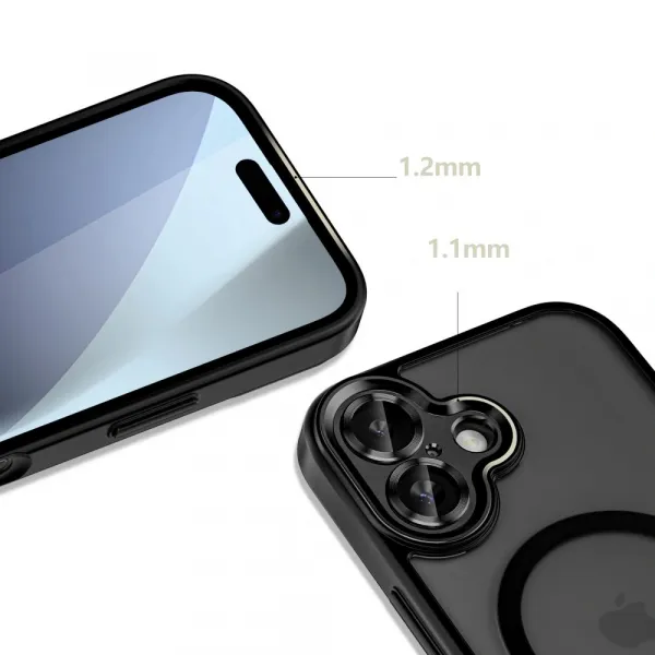 Tech-Protect MagCam MagSafe, iPhone 17, čierne matné