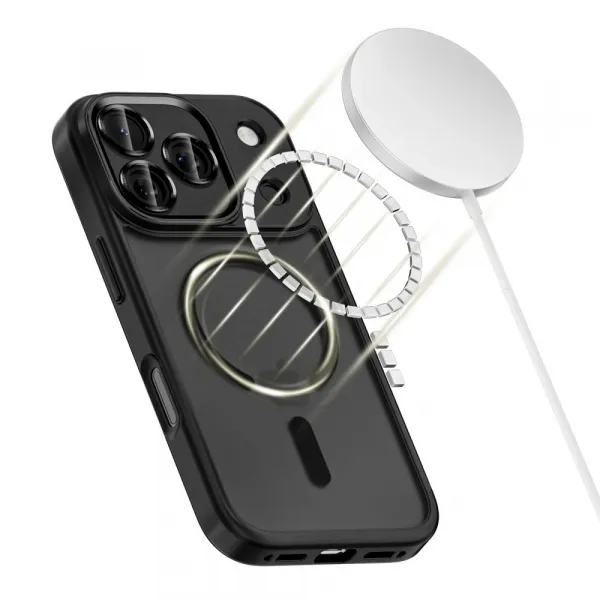 Tech-Protect MagCam MagSafe, iPhone 17 Pro, čierna matná