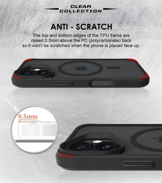 JP MagFit MagSafe puzdro s certifikátom 3M SGS, iPhone 17, čierne