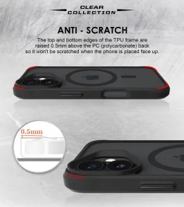 JP MagFit MagSafe puzdro s certifikátom 3M SGS, iPhone 17, čierne