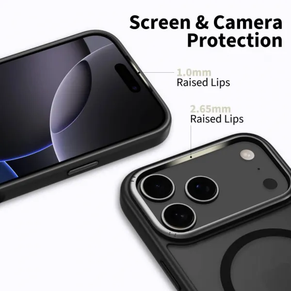 Tech-Protect Magedge MagSafe iPhone 17 Pro Max, čierna matná