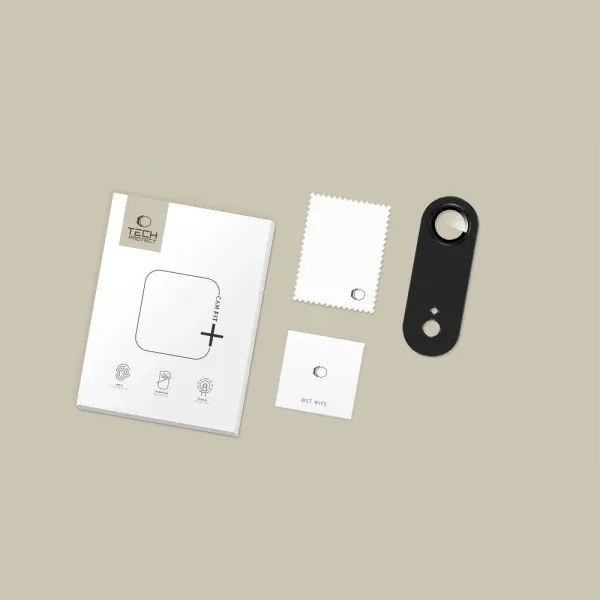 Tech-Protect CamFull Fit+, sklíčko na objektív fotoaparátu, iPhone Air, čierne