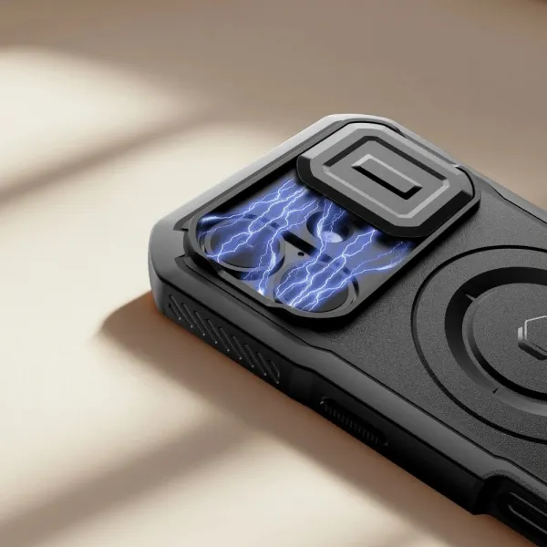 Tech-Protect Kevlar MagSafe kryt na iPhone 17, čierny
