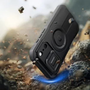 Tech-Protect Kevlar MagSafe kryt na iPhone 17 Pro Max, čierny