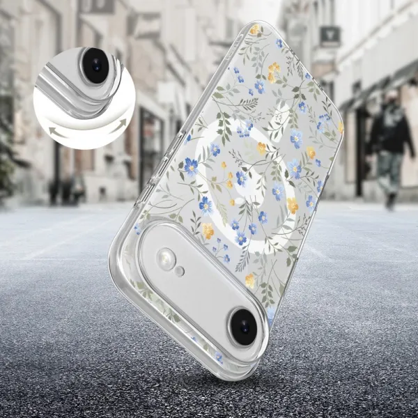 Tech-Protect Flexair MagSafe, iPhone Air, lúčne kvety