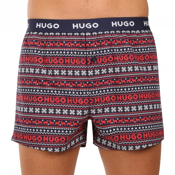 3PACK pánske trenky HUGO viacfarebné (50532565 963) M, trenírky