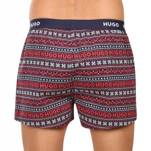 3PACK pánske trenky HUGO viacfarebné (50532565 963) M, trenírky
