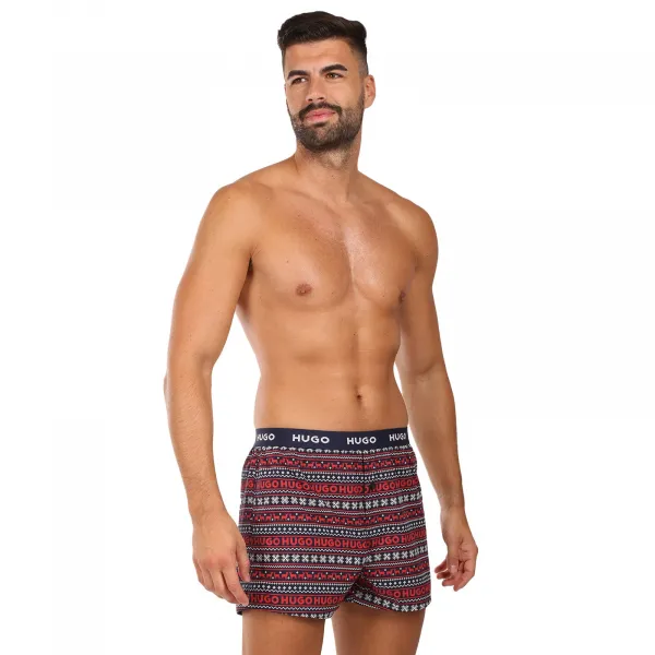 3PACK pánske trenky HUGO viacfarebné (50532565 963) M, trenírky