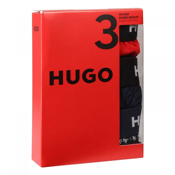 3PACK pánske trenky HUGO viacfarebné (50532565 963) M, trenírky