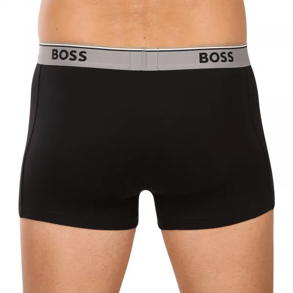 3PACK pánske boxerky BOSS čierne (50531684 964) L, trenky
