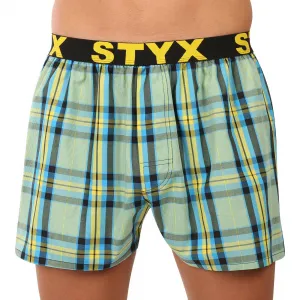 10PACK pánske trenky Styx športová guma viacfarebné (10B110110) M, trenírky