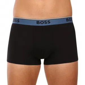 3PACK pánske boxerky BOSS čierne (50531684 964) L, trenky