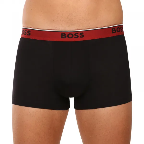 3PACK pánske boxerky BOSS čierne (50531684 964) L, trenky