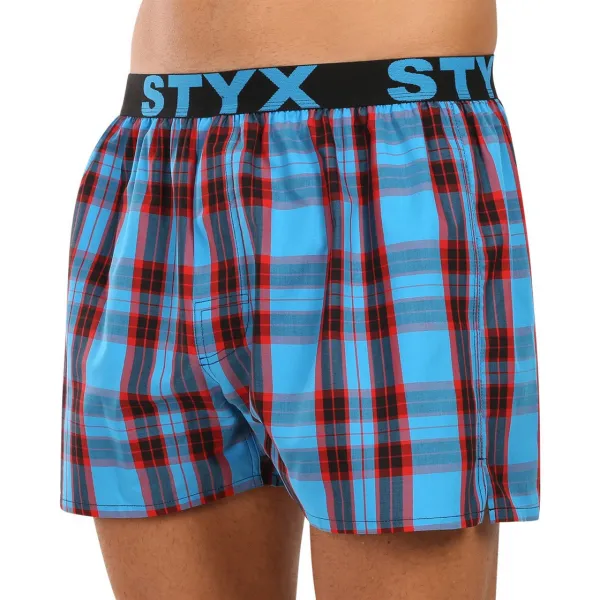 10PACK pánske trenky Styx športová guma viacfarebné (10B110110) M, trenírky