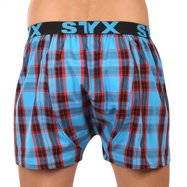 10PACK pánske trenky Styx športová guma viacfarebné (10B110110) M, trenírky