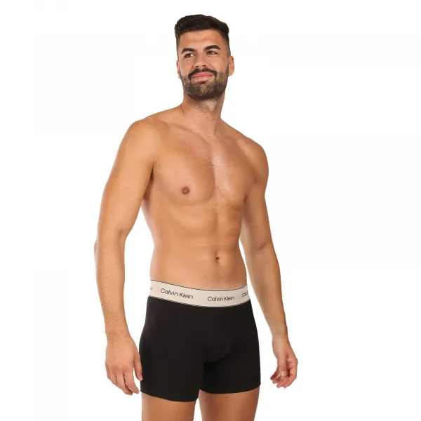 3PACK pánske boxerky Calvin Klein čierne (NB4447-UB1) M, trenky