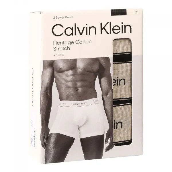 3PACK pánske boxerky Calvin Klein čierne (NB4447-UB1) M, trenky
