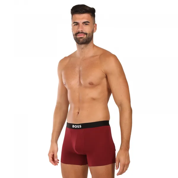 3PACK pánske boxerky BOSS viacfarebné (50544272 965) M, trenky