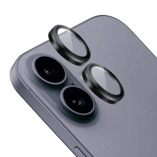 JP Camring Fit, sklíčko pre objektív fotoaparátu, iPhone 17, čierne