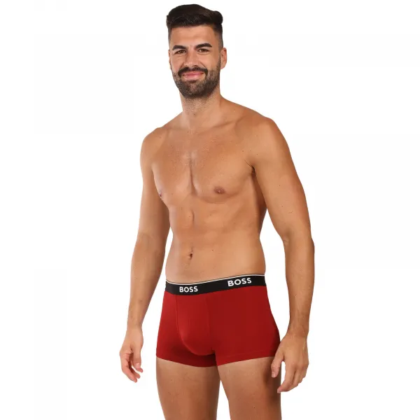3PACK pánske boxerky BOSS viacfarebné (50531684 966) M, trenky