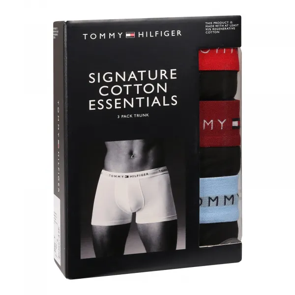 3PACK pánske boxerky Tommy Hilfiger čierne (UM0UM02763 0TP) M, trenky