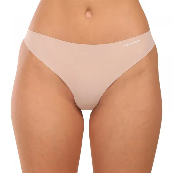 3PACK dámske tangá Calvin Klein bezšvová viacfarebná (QD3558E-31K) S