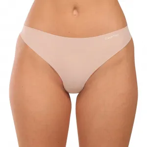 3PACK dámske tangá Calvin Klein bezšvová viacfarebná (QD3558E-31K) S