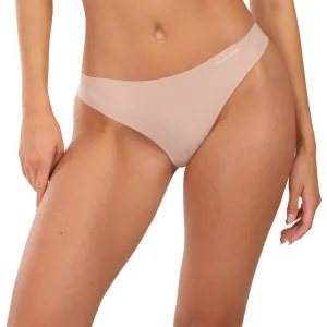 3PACK dámske tangá Calvin Klein bezšvová viacfarebná (QD3558E-31K) S