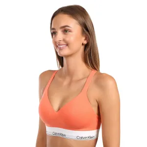 Dámska podprsenka Calvin Klein oranžová (QF8500-YTS) M