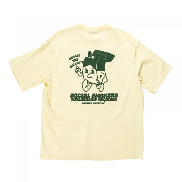 Goodies Sportive Social Smokers Tee "Butter" (SST25-BUTTER)