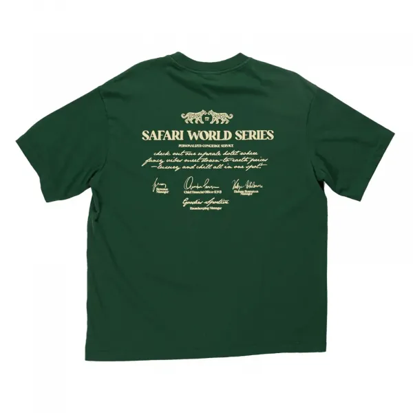 Goodies Sportive Safari World Series Tee "Green" (SWSG25-GREEN)
