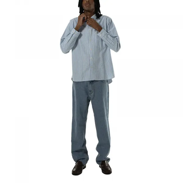 Goodies Sportive BB Oxford Shirt "Blue" (BBOS25-BLUE-WHITE)