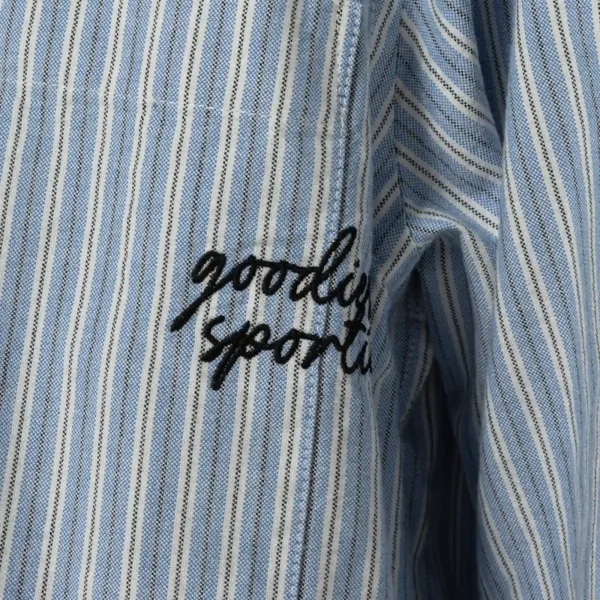 Goodies Sportive BB Oxford Shirt "Blue" (BBOS25-BLUE-WHITE)