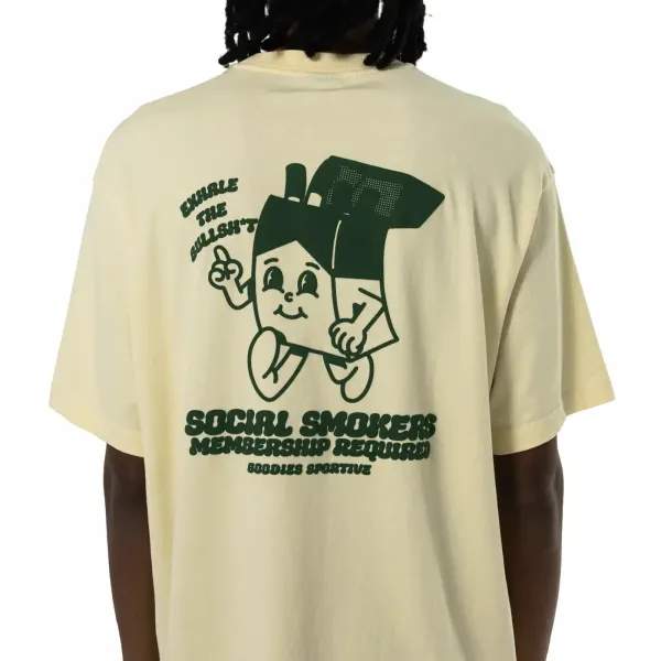 Goodies Sportive Social Smokers Tee "Butter" (SST25-BUTTER)