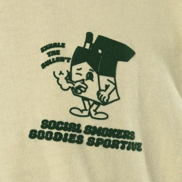 Goodies Sportive Social Smokers Tee "Butter" (SST25-BUTTER)